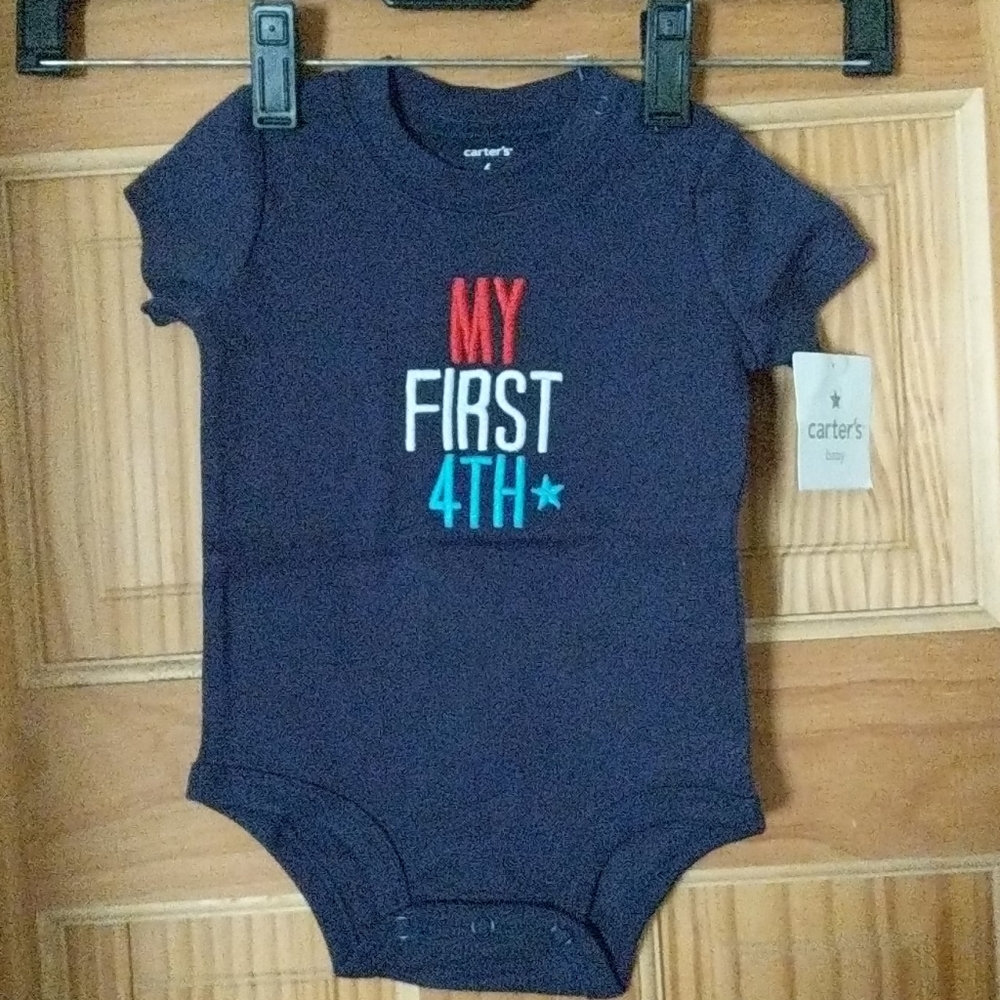 6M Carter's my first fourth onesie